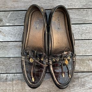 Sperry leather loafers
